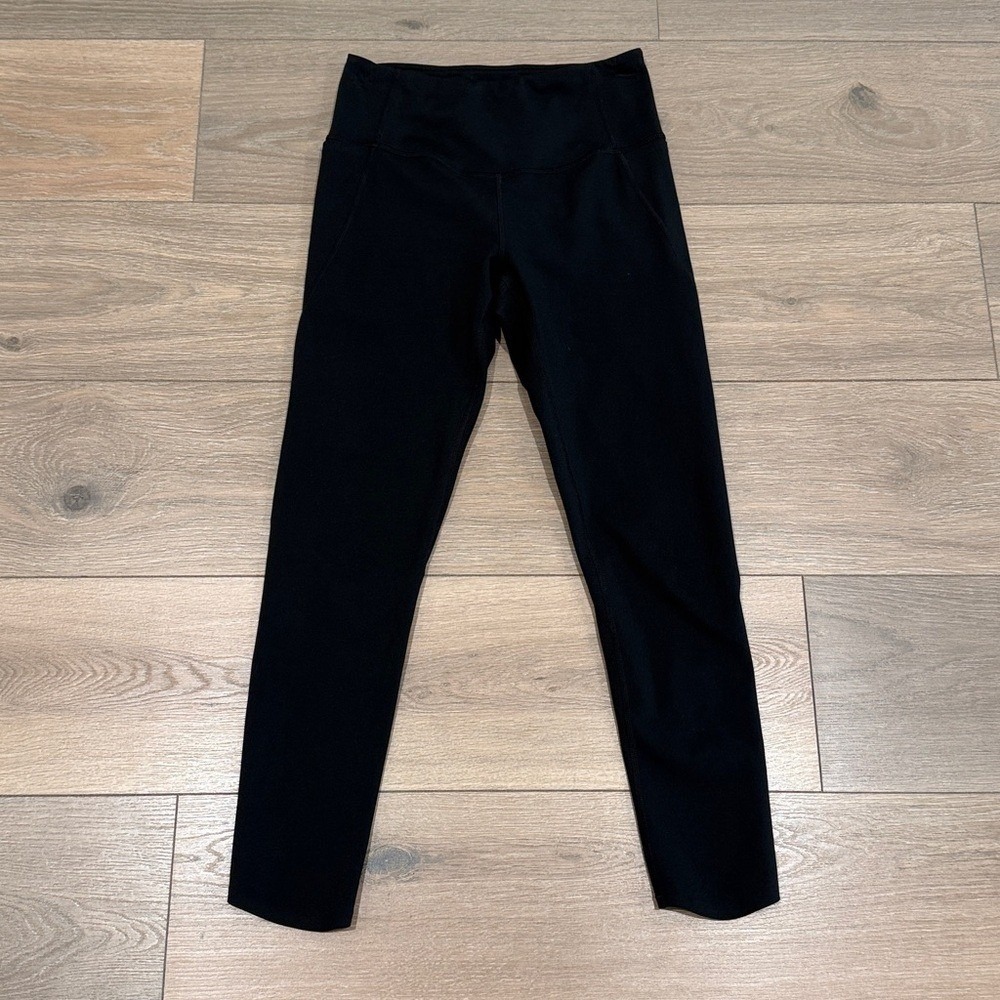ZELLA Black High Rise‎ Active Workout Running Yoga Pocket Gym Legging Size Small